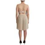 Guess Chic Beige Strapless A Line Dress 2