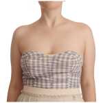 Guess Chic Beige Strapless A Line Dress 3
