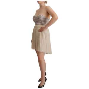 Guess Chic Beige Strapless A Line Dress