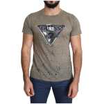 Guess Chic Brown Cotton Stretch T Shirt 5