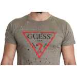 Guess Chic Brown Cotton Stretch Tee 2