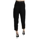 Guess Chic High Waist Cropped Pants In Elegant Black 2