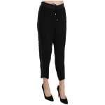 Guess Chic High Waist Cropped Pants In Elegant Black 3