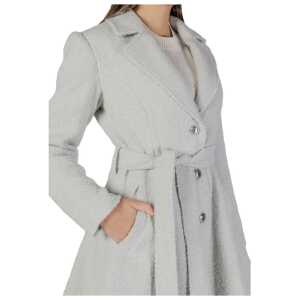 Guess Gray Polyester Coat 2