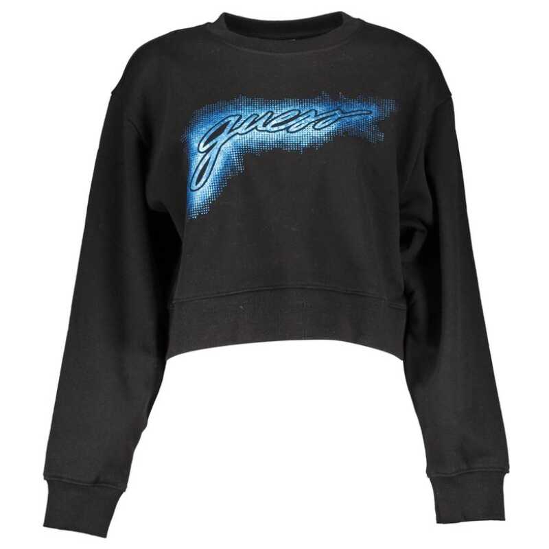 Guess Jeans Black Cotton Women Sweater, theFeinheit