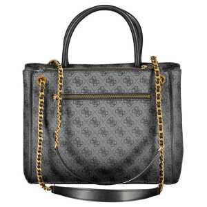 Guess Jeans Black Polyethylene Handbag 5