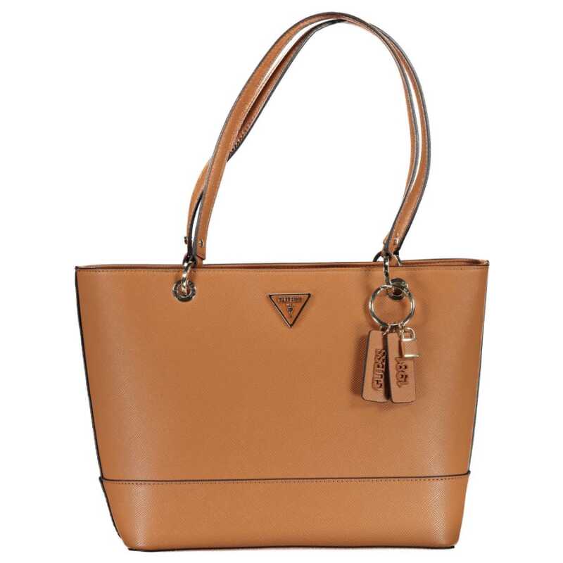 Guess Jeans Brown Polyethylene Handbag, theFeinheit