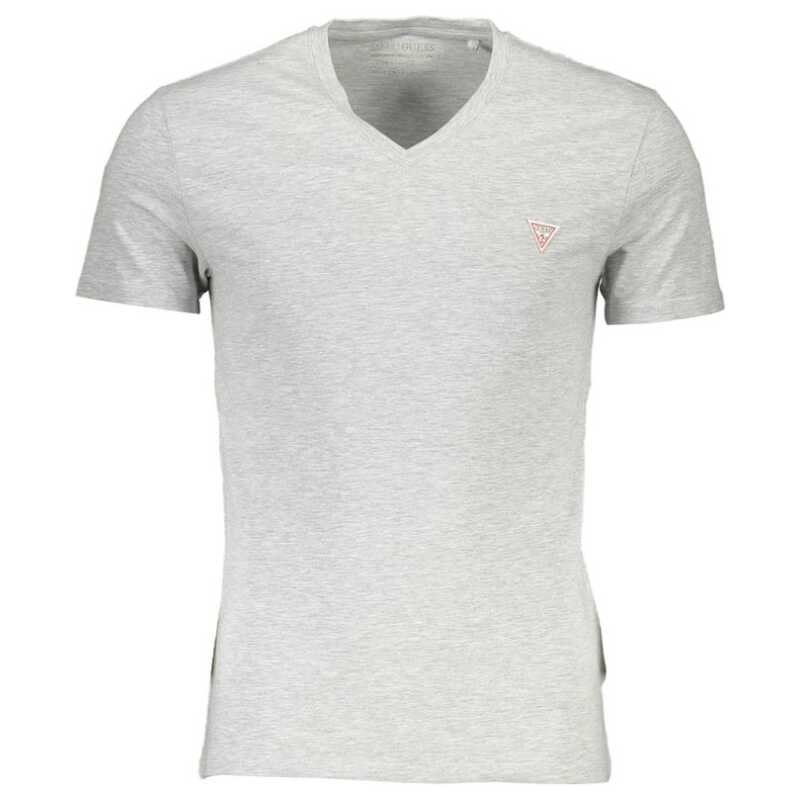 Guess Jeans Gray Cotton Men T-Shirt, theFeinheit