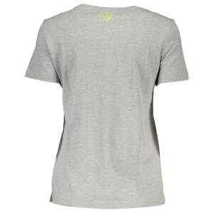 Guess Jeans Gray Cotton Unisex T Shirt