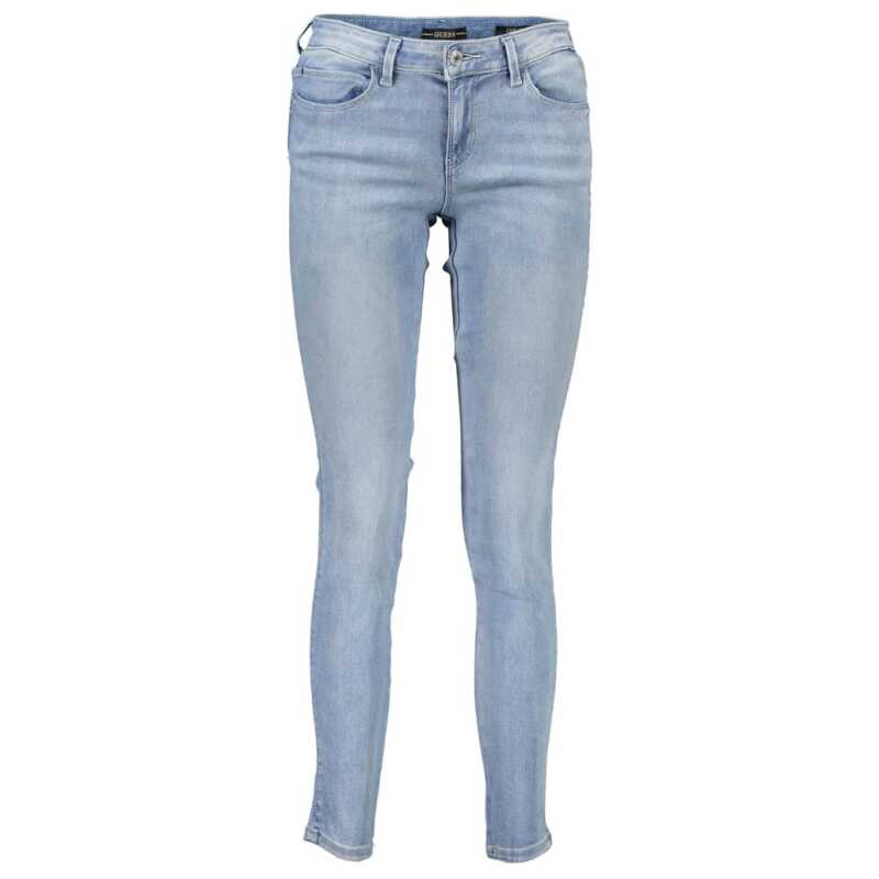 Guess Jeans Light Blue Cotton Women Jeans, theFeinheit
