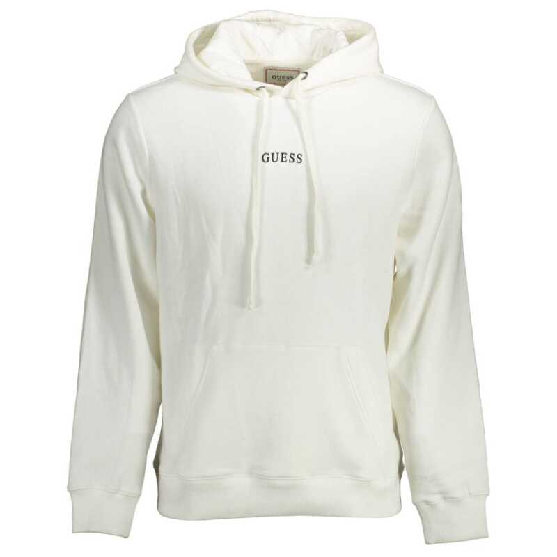 Guess Jeans White Cotton Men Sweater, theFeinheit