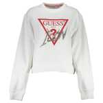 Guess Jeans White Cotton Sweater
