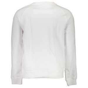 Guess Jeans White Cotton Unisex Sweatshirt