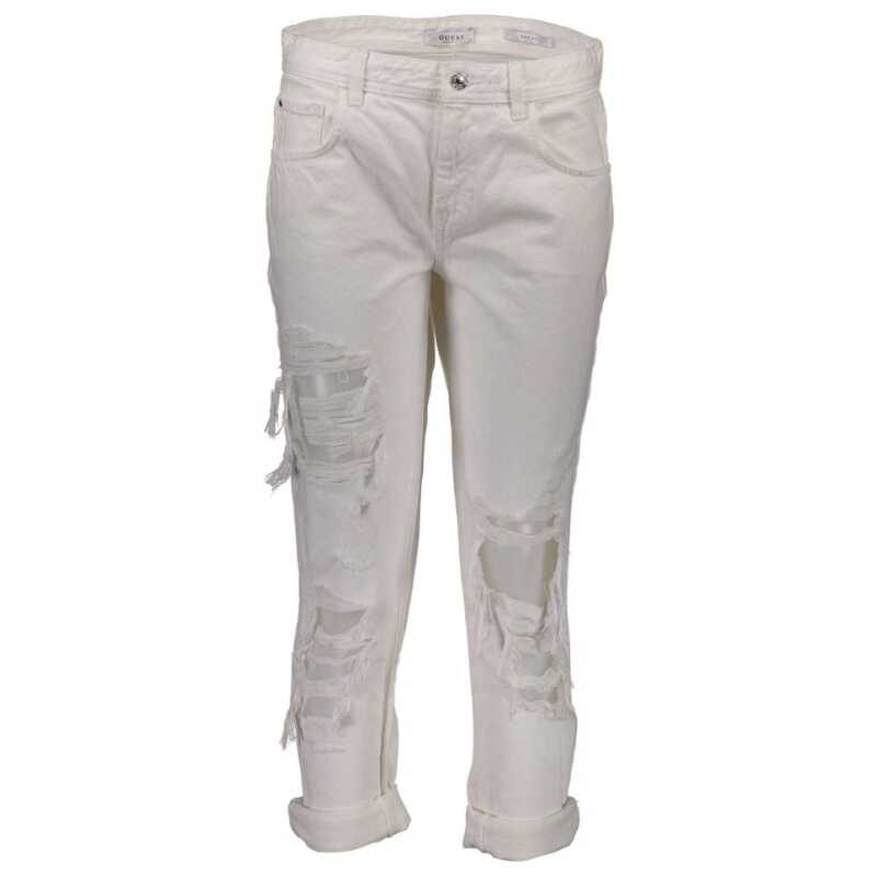 Guess Jeans White Cotton Women Jeans, theFeinheit
