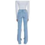 Guess Light Blue Cotton Mom Jean 2
