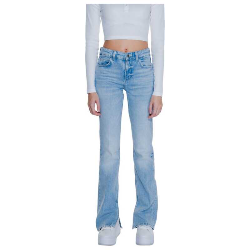 Guess Light Blue Cotton Mom Jean, theFeinheit