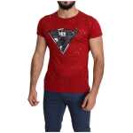 Guess Radiant Red Cotton Tee Perfect For Everyday Style 4