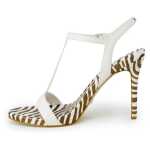 Guess White Leather High Heel 2