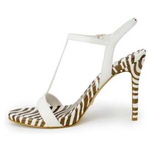 Guess White Leather High Heel 2