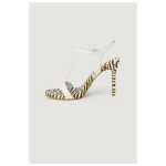Guess White Leather High Heel 4