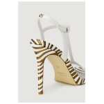 Guess White Leather High Heel 5