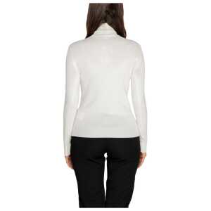 Guess White Viscose Turtleneck 2