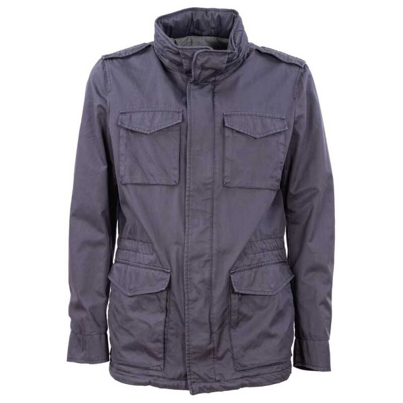 Herno Blue Cotton Jacket, theFeinheit