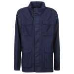 Herno Blue Linen Jacket