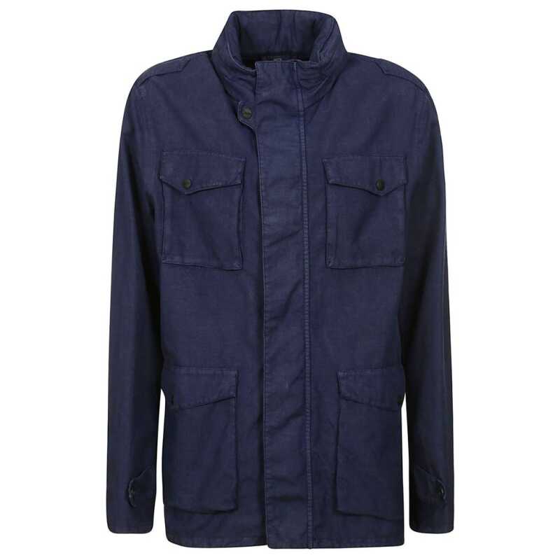 Herno Blue Linen Jacket, theFeinheit