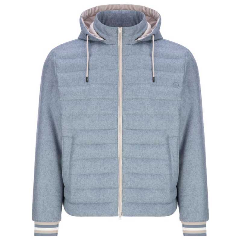 Herno Blue Silk Jacket, theFeinheit