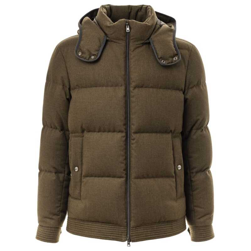Herno Green Wool Jackets &amp; Coat, theFeinheit