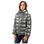 Herno Silver Viscose Jackets Coat 2