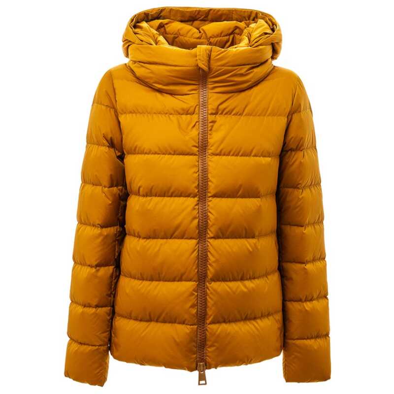 Herno Yellow Polyamide Jackets &amp; Coat, theFeinheit