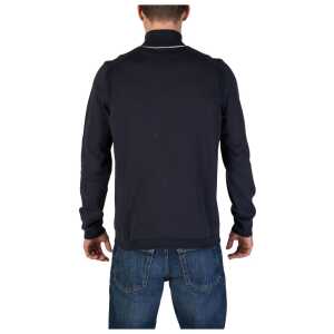 Hugo Boss Blue Cotton Cardigan 2