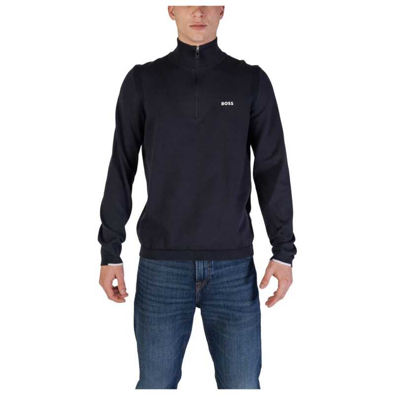 Hugo Boss Blue Cotton Cardigan, theFeinheit