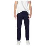 Hugo Boss Blue Cotton Skinny Pant