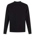 Hugo Boss Elegant Black Cotton Round Neck Sweatshirt 2
