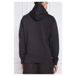 Hugo Boss Elegant Dark Blue Cotton Hooded Sweatshirt 2