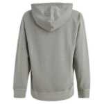 Hugo Boss Elegant Grey Cotton Hooded Sweatshirt