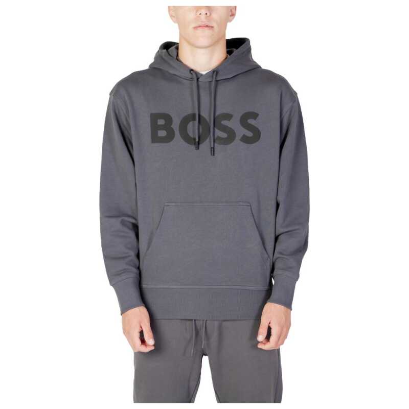 Hugo Boss Gray Cotton Hoody, theFeinheit