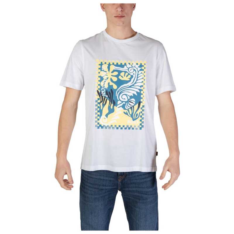 Hugo Boss White Cotton T-Shirt, theFeinheit
