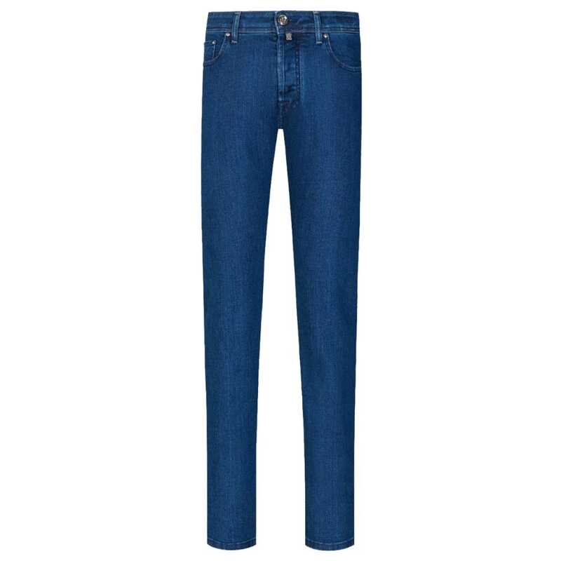 Jacob Cohen Blue Cotton Men Jeans, theFeinheit
