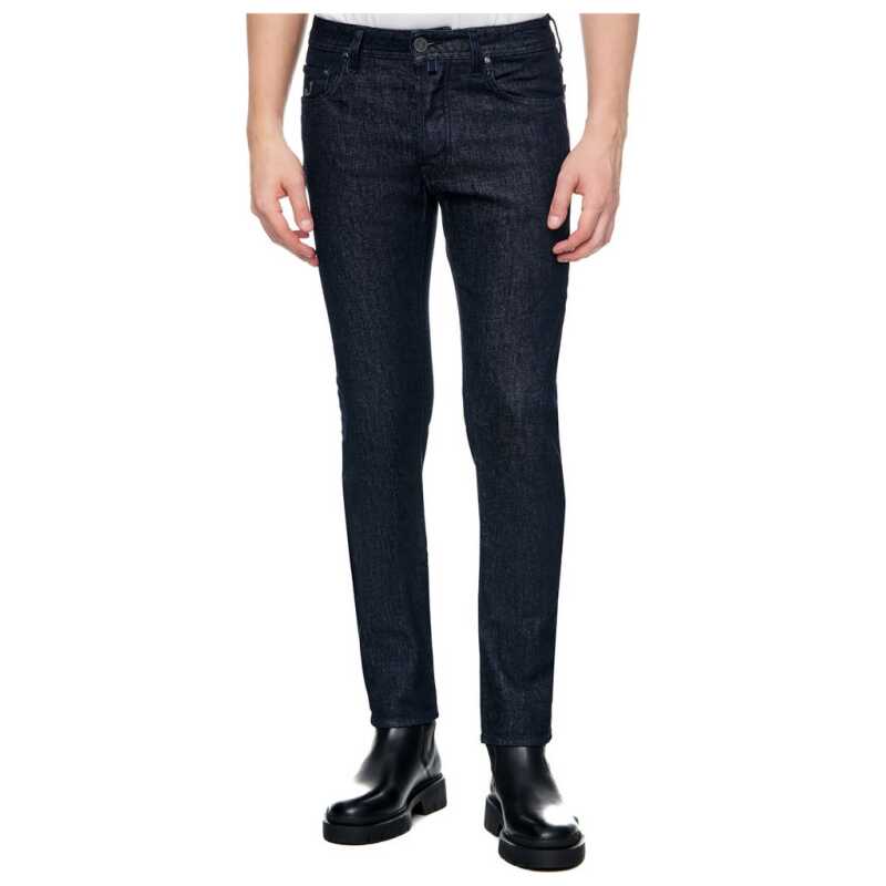 Jacob Cohen Blue Cotton Men Jeans, theFeinheit