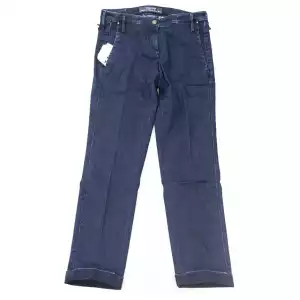 Jacob Cohen Blue Cotton Women Jeans