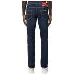 Jacob Cohen Elegant Blue Denim With Suede Accent