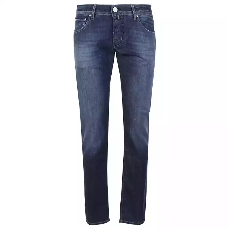 Jacob Cohen Elegant Light Blue Stretch Jeans, theFeinheit