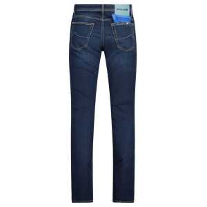 Jacob Cohen Elegant Slim Fit Dark Blue Jeans