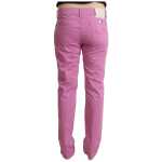 Jacob Cohen Elegant Tapered Pink Denim Jeans 2