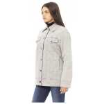 Jacob Cohen Gray Cotton Women Jacket