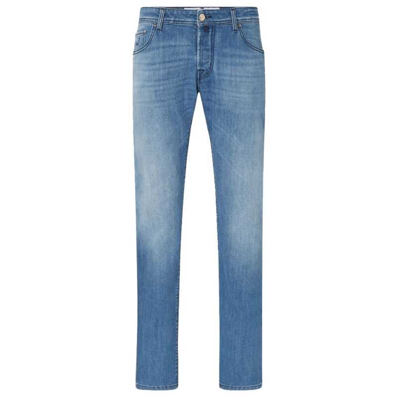 Jacob Cohen Light Blue Cotton Men Jeans, theFeinheit
